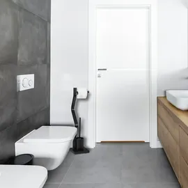 Relaxdays WC-Garnitur Schwarz