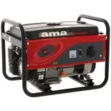 AMA QF2500 - Leiser Benzin-Stromerzeuger mit AVR-Regelung 2.8 kW - Dauerleistung 2.6 kW - 230V