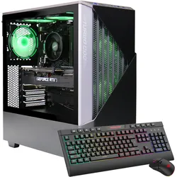 GAMEMAX Gaming-PC "Contac BG 7428", schwarz (schwarz, grau), Microsoft Windows 11 Home (64 Bit), 32 GB RAM 1000 GB SSD, Computer, Windows 11, DDR5 RAM