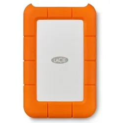 LACIE externe HDD-Festplatte "Rugged SECURE", orange, 2 TB, Festplatten