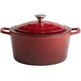 APS Kochtopf mit Deckel "5 STARS", Pfanne Ø 28 cm, 6 Liter, anthrazit