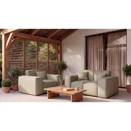 WFL GROUP Lorento 186 x 73 x 92 cm Beige
