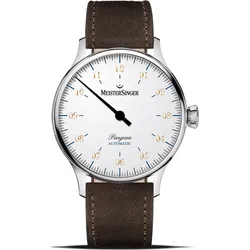 Meistersinger Klassik Pangaea PM9901G - weiß,braun - 40mm
