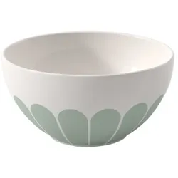 Müslischüssel FLEUR vert - weiß