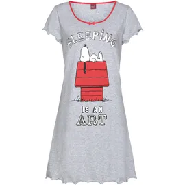 Peanuts Nachthemd grau 36/38