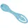 Bookchair Flexilight Leselicht 2 in 1 Leselampe & Lesezeichen Hellblau 2 St.