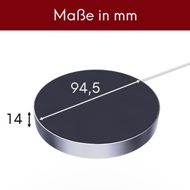kalb Material für Möbel kalb QI Unterbau und Einbau Ladegerät grau Ladedistanz 3 | 18 mm Smart Wireless