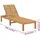 vidaXL Sonnenliege 64 x 21 x 0 cm Braun
