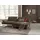 W.Schillig Ecksofa "enjoy&MORE, mit tollem Sitzkomfort, elegant und bequem, L-Form", braun (mocca s37), B:294cm H:87cm T:185cm, Chenille-Flachgewebe R66 (85% Polyester, 15% Nylon);Longlife Xtra-Leder Z59: Glattleder mit modischer Prägung.
