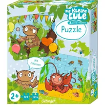 Oetinger Die kleine Eule. Puzzle: 2 Puzzle (9 und 16 Teile) (Die kleine Eule und ihre Freunde)