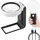 Xnourney Lupe 10 x 30 x mit Led-licht und tragbarem Ständer, Zusammenklappbar, Ideal zum Lesen, Senioren, Münzen, Briefmarken, Schmuck und Präzisionsarbeiten