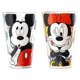 Gilde Mickey & Minnie Trinkglas Set 0,3 l 2-tlg.