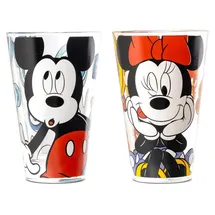 Gilde Mickey & Minnie Trinkglas Set 0,3 l 2-tlg.
