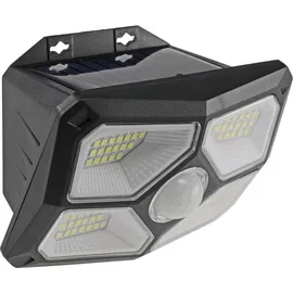 ChiliTec LED Solar Wandleuchte 'SWL 722' PIR Bewegungsmelder, 72 LEDs, IP65 - Weiß