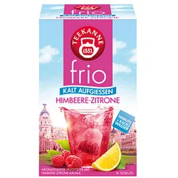 TEEKANNE frio Himbeere Zitrone Tee 18 Portionen