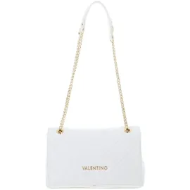 Valentino Ocarina Schultertasche Kunstleder Gold/Weiß