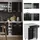 Vicco Küchenzeile R-Line 160 cm Schwarz Hochglanz/Weiß