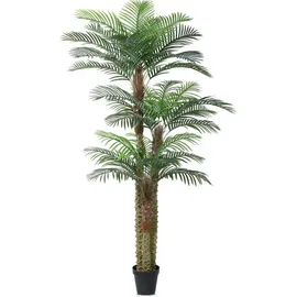 luxuskollektion Palme Künstliche Outdoor UVbeständig Goldrattan Terrasse 240 cm