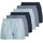 JACK & JONES JACMILANO WOVEN BOXERS 6 PACK Blau / Mehrfarbig S