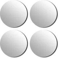 Tendance Style Tendance Spiegel Set rund 4 Stk Glas
