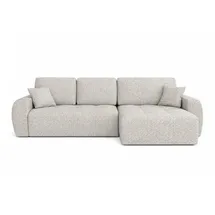 kaiser möbel Ecksofa Chenille mit Schlaffunktion 2-Sitzer Beige