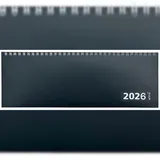 Adina Tischquerkalender XXL 42x13 cm schwarz 2026