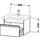 Duravit Waschtischunterschrank 1 Auszug 60 x 41 x 45,5 cm Betongrau Matt