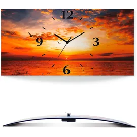ARTland Sonnenuntergang am Strand 60,0 Quarz orange
