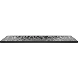 LogicKeyboard XL-Print White on Black Mini PC, Bluetooth, DE (LKB-LPWB-BTPC-DE)
