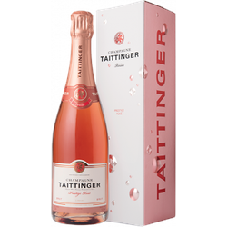 Taittinger Brut Prestige Rosé  Champagner- Mit Etui Diamant