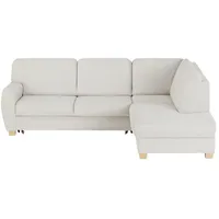 Smart Ecksofa mit Schlaffunktion ¦ grau ¦ Maße (cm): B: 262 H: 90 T: 195