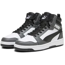 Puma Rebound V6 High-Top Puma White/Puma Black/Shadow Gray 39