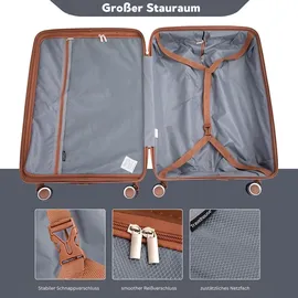 TRAVELHOUSE Ascona Koffer-Set 5-tlg. grau