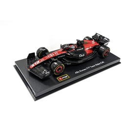 Bburago 18-38086 - Modellauto - F1 Alfa Romeo C43 #77 Bottas (mit Helm, Maßstab 1:43) Formel 1
