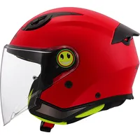 LS2 OF622 Funny II SOLID Gloss Red, L