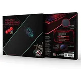 Gembird MP-GAMELED-L Mauspad Gaming-Mauspad Schwarz