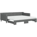 vidaXL Tagesbett 90 x 200 cm Dunkelgrau