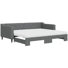 vidaXL Tagesbett 90 x 200 cm Dunkelgrau