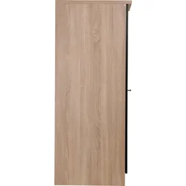 Respekta Apothekerschrank Merle 30 x 60 x 144,8 cm Schwarz