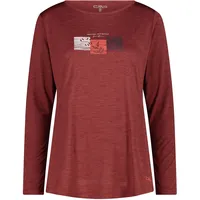 CMP Woman T-shirt granata mel. (C699) 34