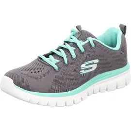 SKECHERS Graceful - Get Connected Charcoal / Green 38