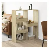 vidaXL Raumteiler Sonoma-Eiche 100x33x115 cm Holzwerkstoff