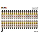 Brandschutzschaum B1 Bauschaum 36 x 750 ml Montageschaum Pistolenschaum Isolbau