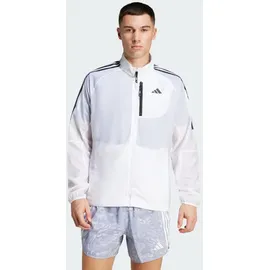 Adidas Own the Run 3-Streifen Packable Jacke White XL