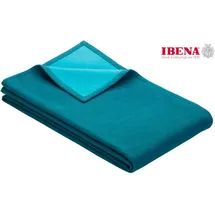 IBENA Cotton Pur 140 x 200 cm petrol-türkis