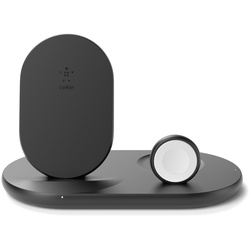 Belkin Boost Charge 3in1 Wireless Charger for Apple Devices - Schwarz