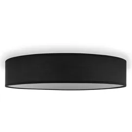 ChiliTec Smartwares Deckenleuchte 4x E27 rund schwarz