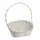Kadax Weidenkorb Geschenkkorb klein 37 x 22 x 20 cm weiß