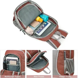 luxuskollektion 10L Mini Daypack Tagesrucksack Rot
