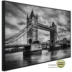 papermoon Infrarotheizung »EcoHeat - Retro Tower Bridge«, Matt-Effekt - bunt